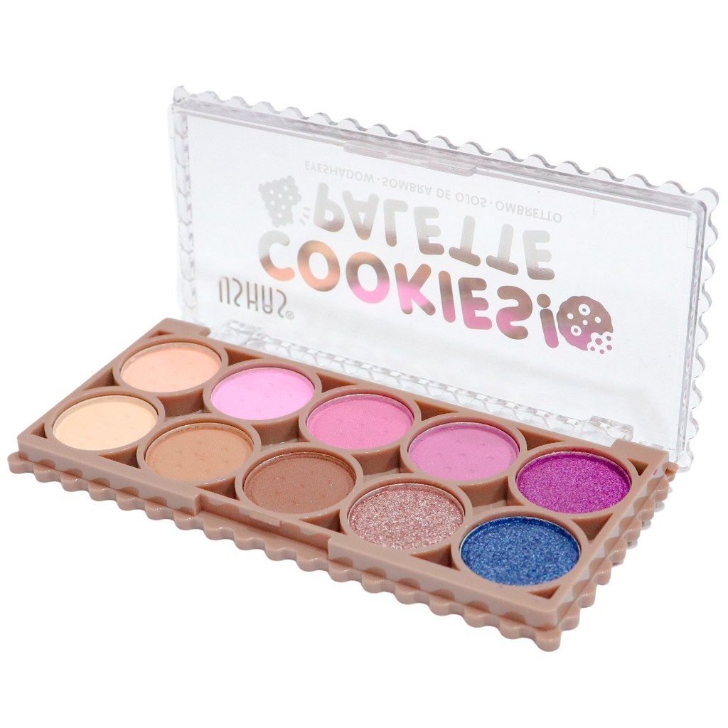 PALETA DE SOMBRAS COOKIESS X10 TONOS