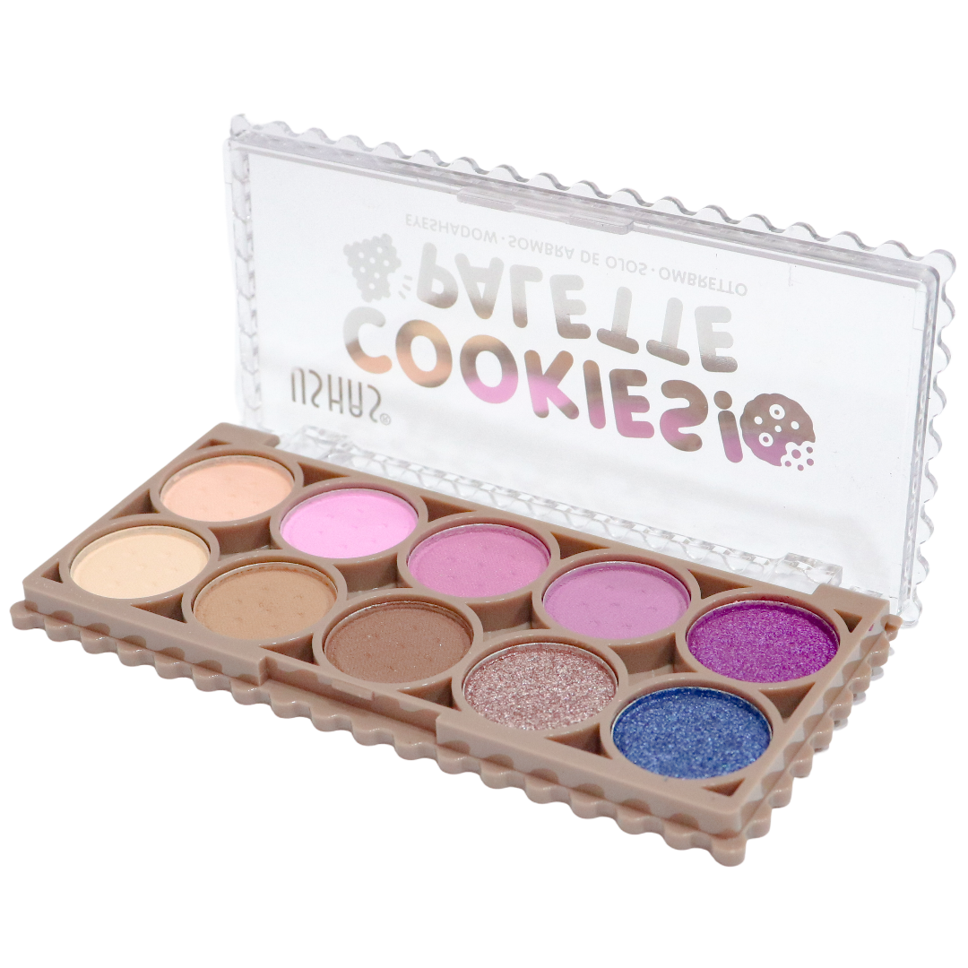 PALETA DE SOMBRAS COOKIESS X10 TONOS