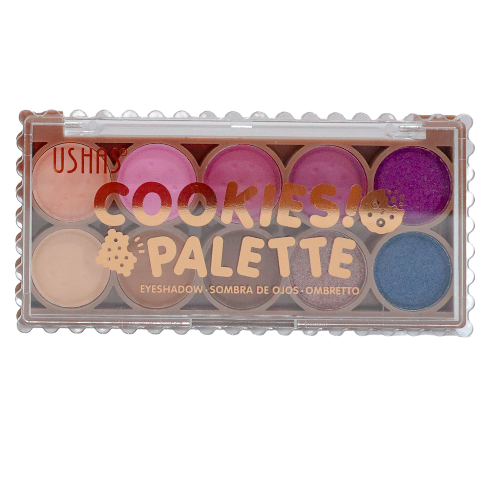 PALETA DE SOMBRAS COOKIESS X10 TONOS