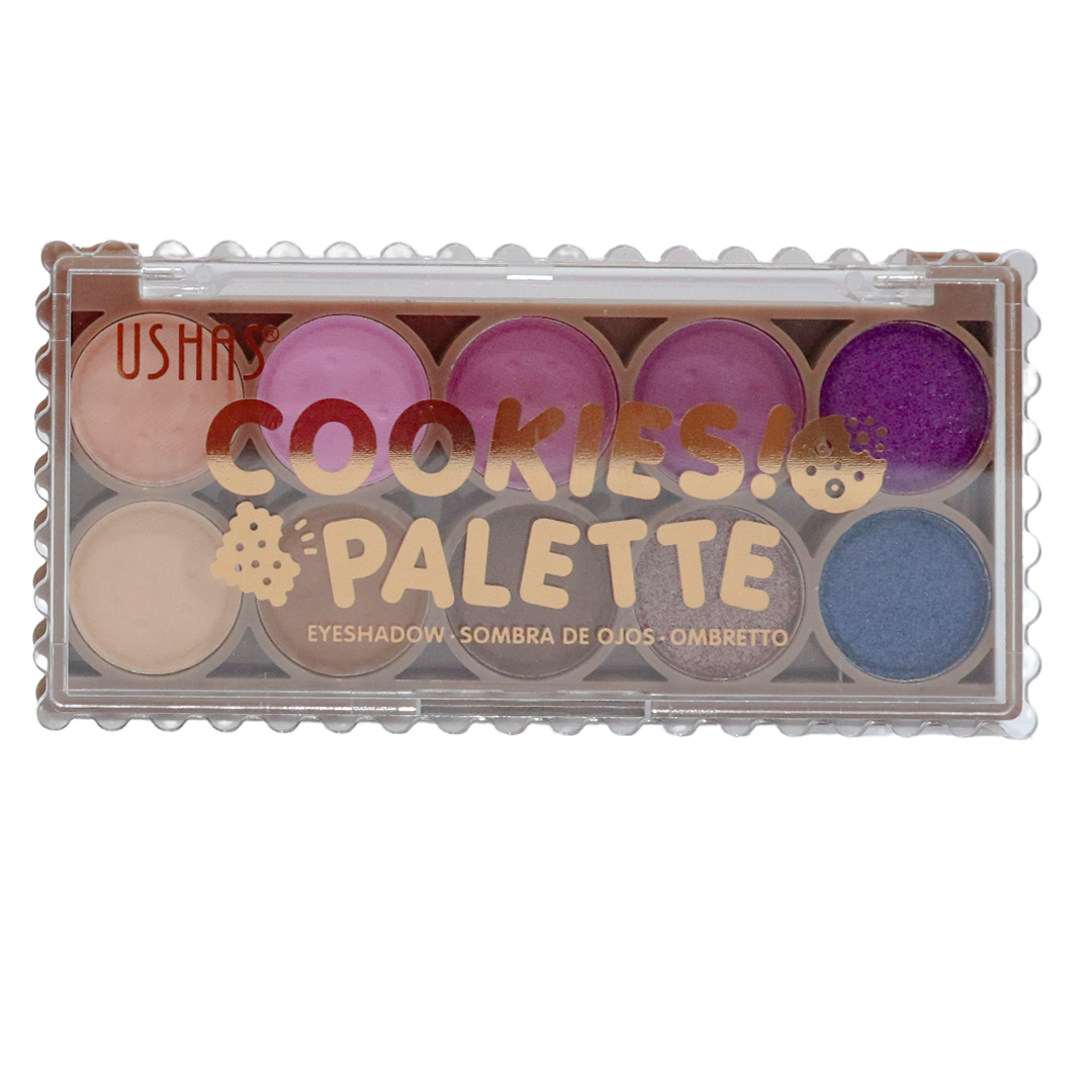 PALETA DE SOMBRAS COOKIESS X10 TONOS