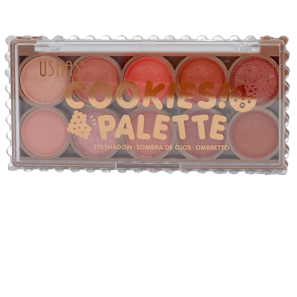 PALETA DE SOMBRAS COOKIESS X10 TONOS