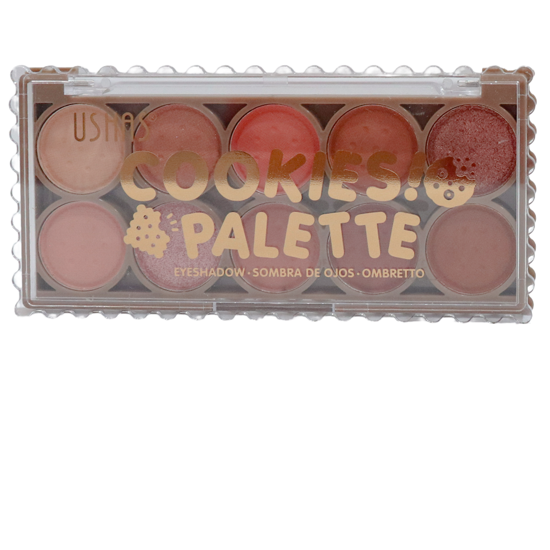 PALETA DE SOMBRAS COOKIESS X10 TONOS