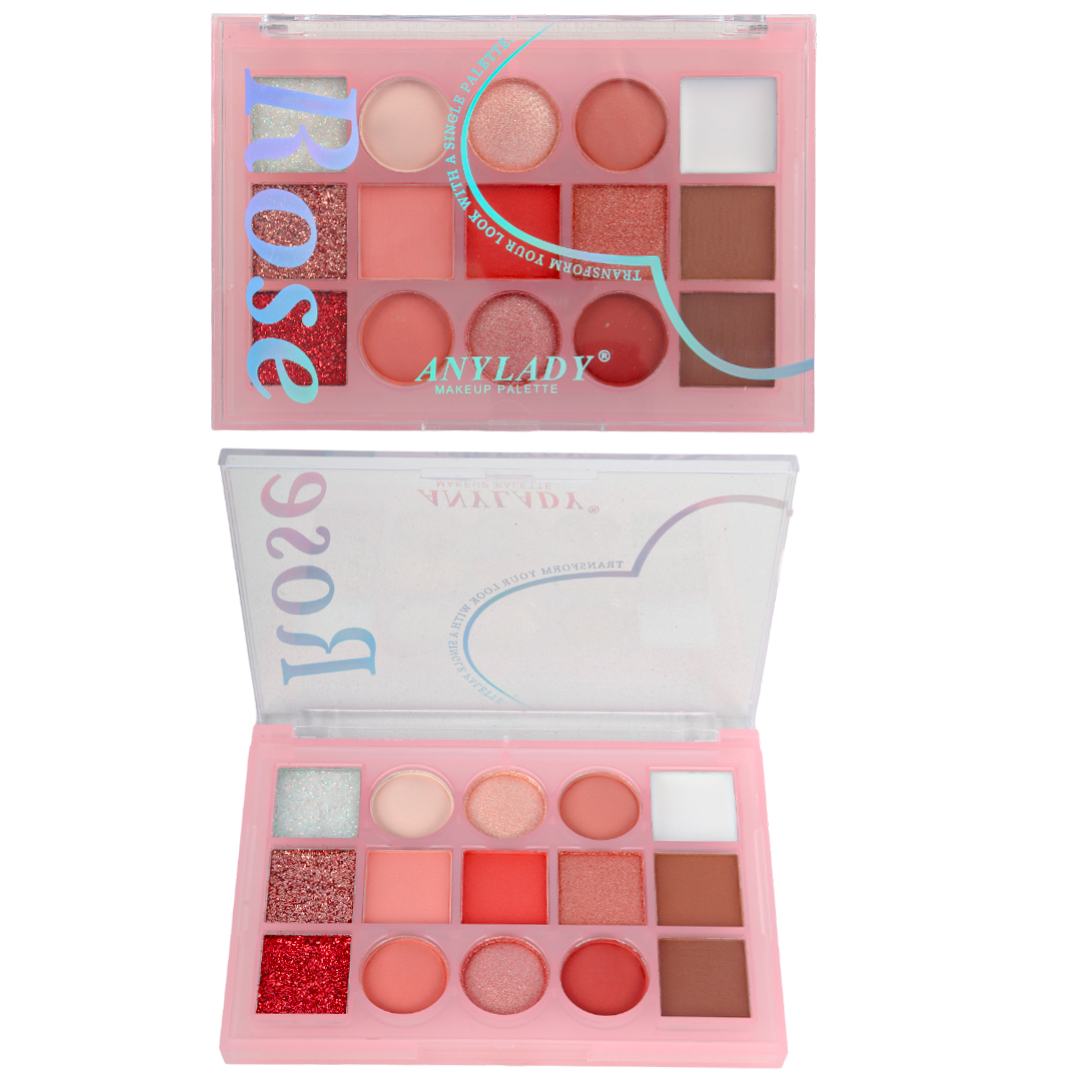 PALETA PARA SOMBRAS 15 COLORES