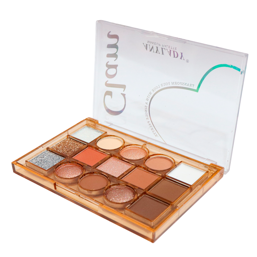 PALETA PARA SOMBRAS 15 COLORES