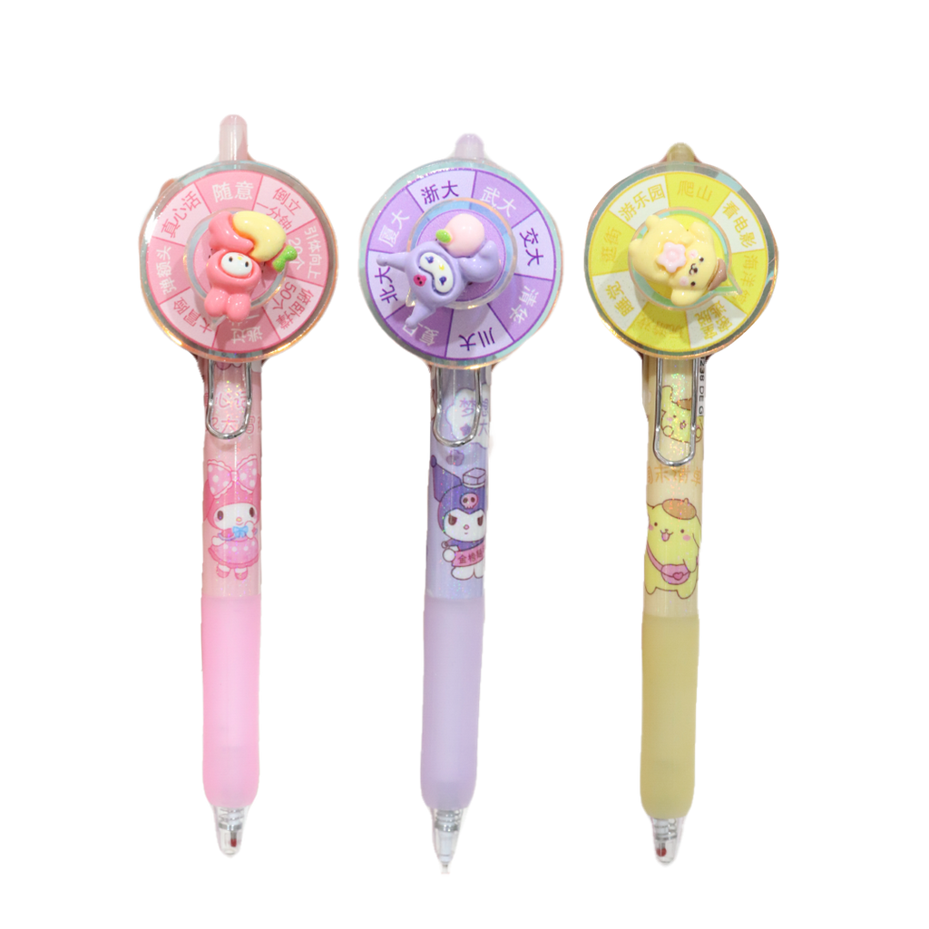BOLÍGRAFO DE GEL GIRATORIO SANRIO