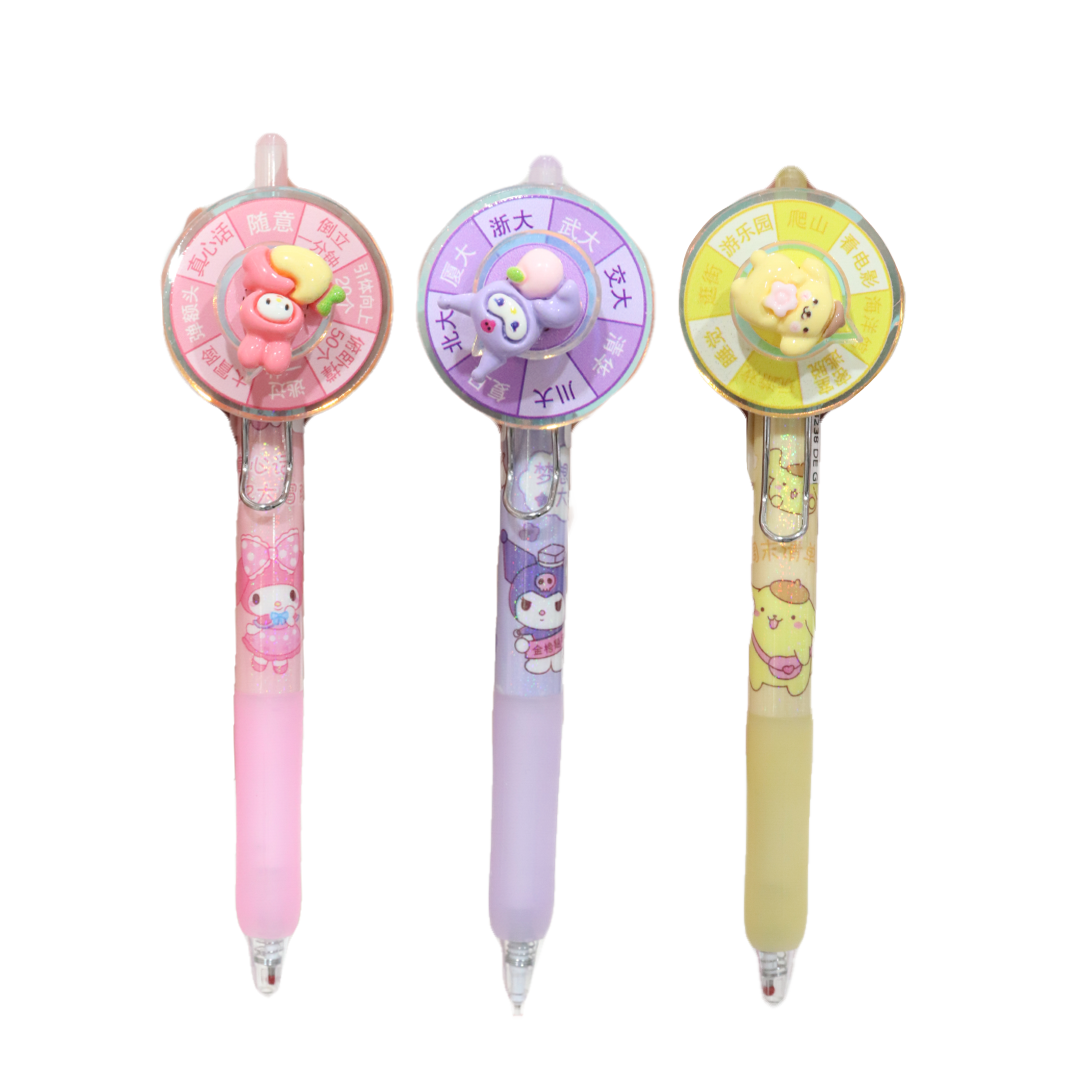 BOLÍGRAFO DE GEL GIRATORIO SANRIO