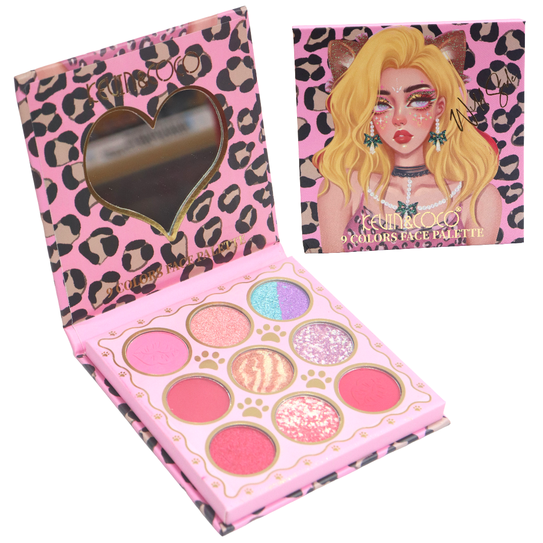 PALETA DE SOMBRAS 9 TONOS
