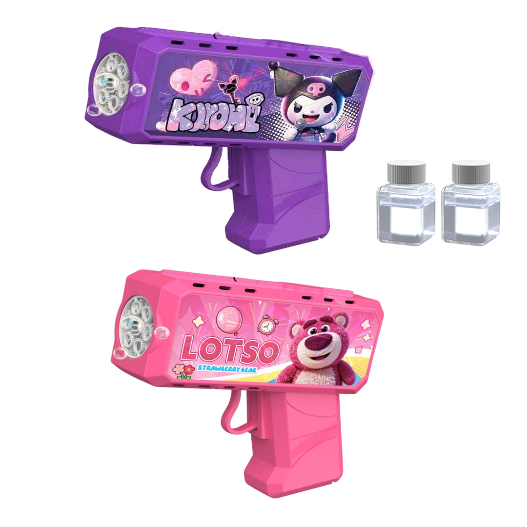 PISTOLA DE BURBUJAS KUROMI // LOTSO // SHARKMGT