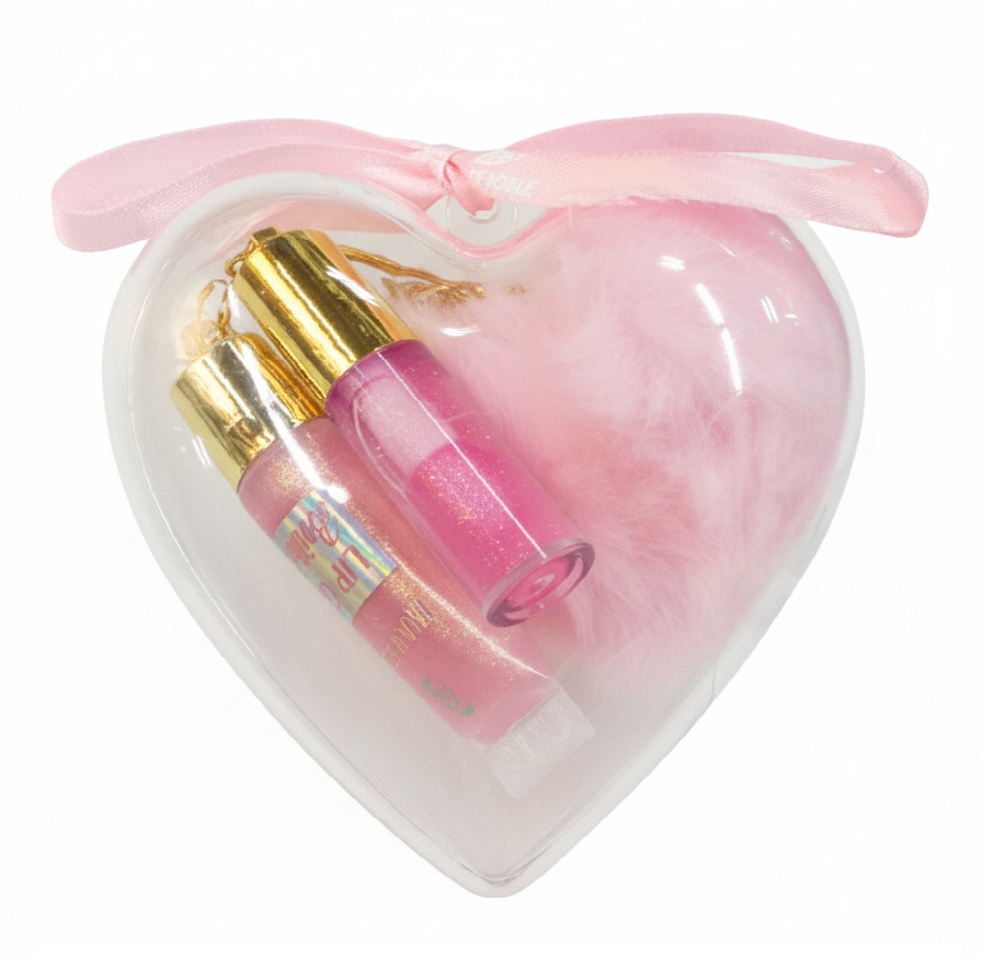 ACEITE PARA LABIOS SET CORAZÓN PEQUEÑO