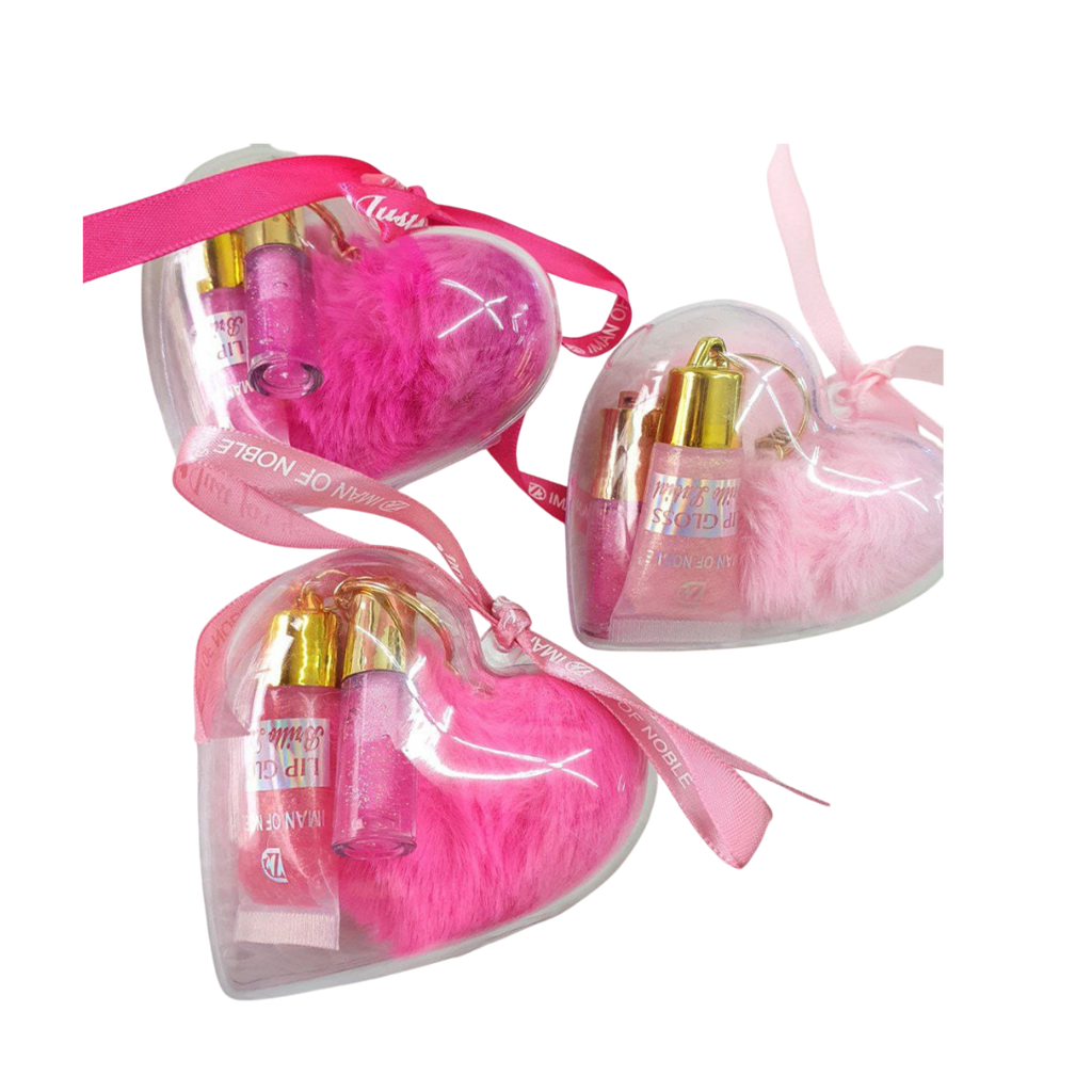 ACEITE PARA LABIOS SET CORAZÓN PEQUEÑO