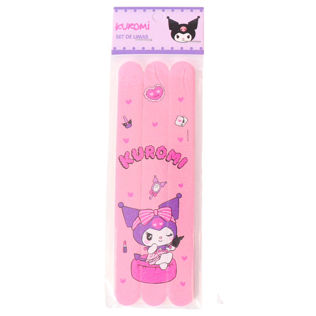 SET DE 3PCS LIMA DE UÑAS DOBLE CARA