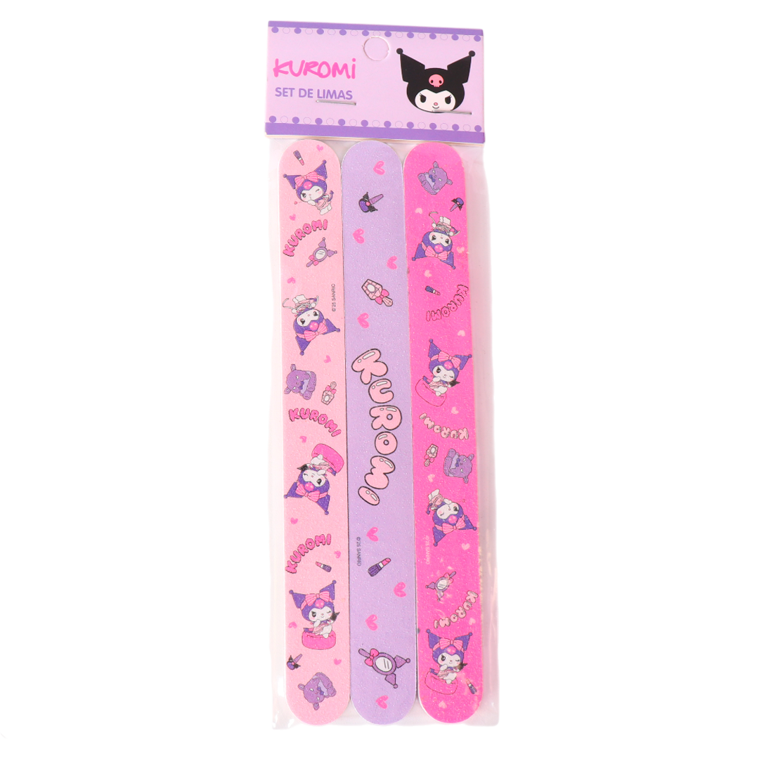 SET DE 3PCS LIMA DE UÑAS DOBLE CARA