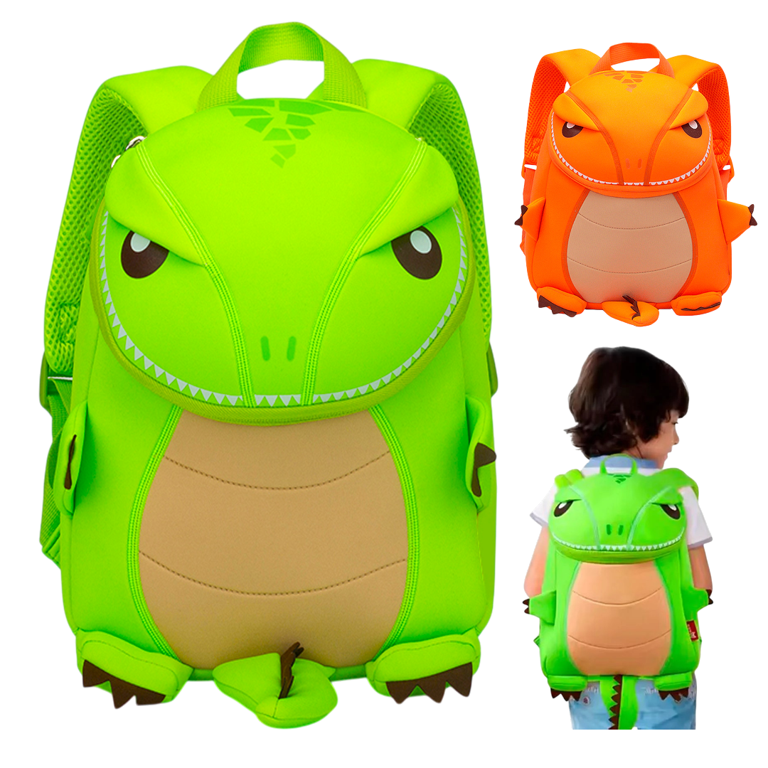 MOCHILA  ASU-NHB029S DINO PARA NIÑOS KAWAII