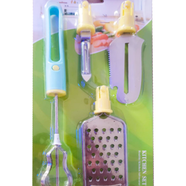 SET DE RALLADOR X4PCS