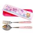SET DE CUBIERTOS HELLO KITTY CUCHARA + TENEDOR